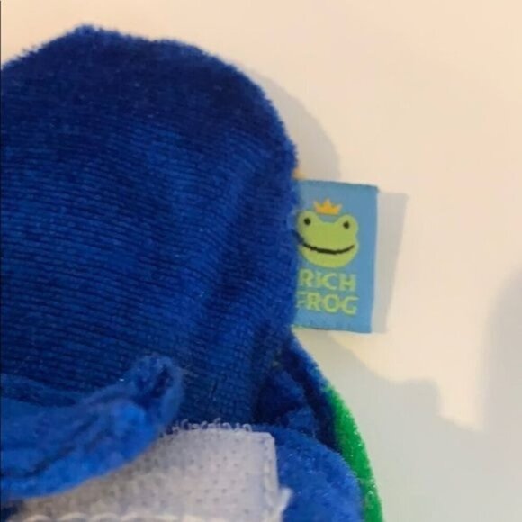 Monster Feet Slippers For Kids By Rich Frog In Green Yellow with Self Closure - Picture 4 of 7